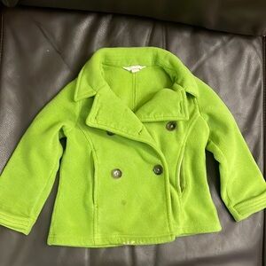 Kids fleece pea coat.